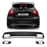 Kit Terminal Escapamento Esportivo Mercedes Class A W176 Vo6
