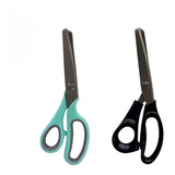 Kit Tesoura De Escalope + Tesoura De Picotar Zig Zag Tecidos