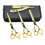 Kit Tesouras Profissional 6.0 Gold