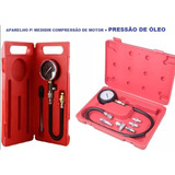 Kit Teste Compressão De Motor Gasolina/álcool + Pressão Óleo