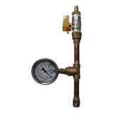 Kit Teste Spk Sprinkler Hidrante Manometro 0 A 25 Bar 