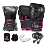 Kit Thai Boxe Naja Luva Black