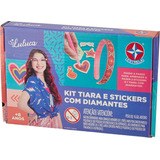 Kit Tiara E Stickers Com Diamantes