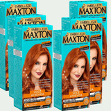 Kit Tinta De Cabelo Maxton Ruiva +atrev Louro Acobreado 7.4