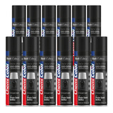 Kit Tinta Spray Preto Semi-brilho Uso Geral Chemicolo 12 Un.