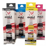 Kit Tinta Universal Ev-365 L120 L200 Colors 100ml