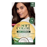 Kit Tintura Wella Professionals Soft Color Tinta De Cabelo Tom 40 Castanho Médio Para Cabelo