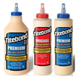 Kit Titebond Cola Para Madeira- 2 Premium + Original