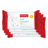 Kit Toalhas Umedecidas Fisher-price 4 Pacotes / 200 Lenços