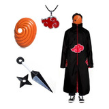 Kit Tobi Akatsuki Manto Mascara Kunai