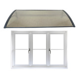 Kit Toldo Policarbonato Bronze Cz 50cm X 1 Metro Porta