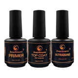Kit Top Coat Primer Ultrabond Pretinho Poder Fengshangmei..
