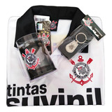 Kit Torcedor Corinthians Oficial -camisa / Caneca / Chaveiro