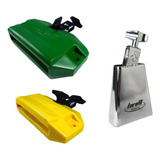 Kit Torelli Bloco Sonoro Grave E Agudo + Cowbell 4'' 3/4