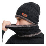 Kit Touca Luva E Gorro De Lã Forrada Moderna Para Inverno