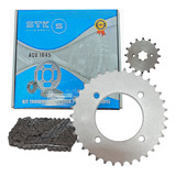 Kit Transmissão Coroa Pinhão Corrente Biz 125 2014 2015 2016