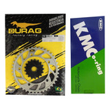 Kit Transmissão Durag Corrente Kmc Suzuki Gsr 750 17/41