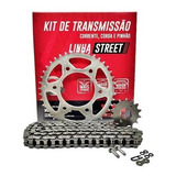 Kit Transmissão Relação Yamaha Fazer 150 Did Com Retentor
