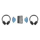 Kit Transmissor Bluetooth + 2 Fones Para Tv Ps4 Ps5 Notebook