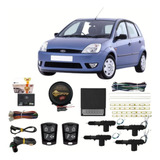 Kit Trava Elétrica + Alarme Fiesta 2003 2004 2005 2006 4 Pts