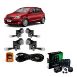 Kit Trava Elétrica Toyota Etios 4p Tragial + Alarme Positron