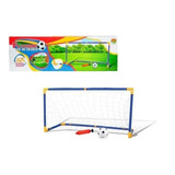 Kit Trave E Bola Infantil Chute Gol Rede Com Bomba De Ar