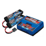 Kit Traxxas Carregador E Baterias Lipo 2s / 7600 Mah