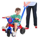 Kit Triciclo Bebe Motoca Infantil Menino
