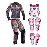 Kit Trilha Roupa Amx Camuflado Joelheira Colete Cotoveleira Tamanho Camisa G - Calça 44