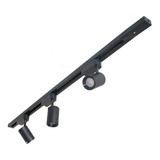 Kit Trilho Eletrificado 1 Metro + 3 Spots Led Dimerizável