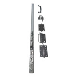 Kit Trilho Ferragem Completo Para Porta Camarão Branco 92cm