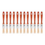 Kit Trincha Pincel 12 Pçs Pintura Parede E Madeira 1/2 Atlas