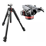 Kit Tripé Mt055xpro3 + Cabeça Hidraulica Mvh502ah Manfrotto