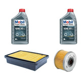 Kit Troca 2l Óleo Mobil10w30+ Filtro Ar / Óleo Cb Twister250
