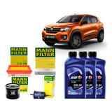 Kit Troca De Óleo 10w40 E Filtros Renault Kwid 1.0 2017/2022
