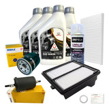 Kit Troca De Oleo Fit City Revisão Honda 10w30 Filtro De Ar 