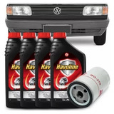 Kit Troca De Oleo Havoline 20w50 Filtro Vw Gol Quadrado Ap