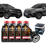 Kit Troca De Oleo Motul 8100 5w40 + Filtro Bosch Vw T-cross