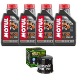Kit Troca De Óleo Motul + Filtro Triumph Tiger 900 Gt Pro