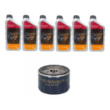 Kit Troca Oleo 6lts + Filtro Oleo Captur 2.0 2016 A 2022