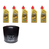 Kit Troca Oleo Castrol 10w50 Para Bandit Gsf 1200 S 97-03