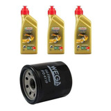 Kit Troca Oleo Castrol 10w50 Para Honda Vfr 750 F / R 86-98