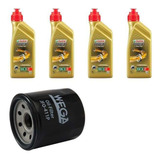 Kit Troca Oleo Castrol 10w50 Para Triumph Daytona 13-16