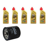 Kit Troca Oleo Castrol 10w50 Para Triumph Thunderbird 14-16