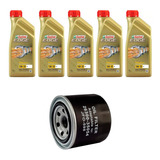 Kit Troca Óleo Castrol 5w30 Subaru Impreza Wrx Sti 2.0 00/03