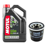 Kit Troca Oleo E Filtro Yamaha R1 / Yzf R3 Motul 5100 10w40