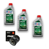 Kit Troca Oleo + Filtro Fram Kawasaki Ninja 300 Mobil 10w 40