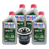 Kit Troca Oleo Mobil 10w40 Kawasaki