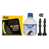 Kit Tubeless Selante 300ml + Fita Aro 21 Mm + Par Válvula