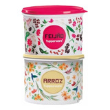 Kit Tupperware Arroz E Feijão Potes Para Mantimentos 2kg
